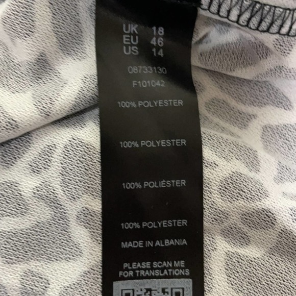 ASOS MATERNITY Under the bump pleated midi skirt Animal Print Siz… - Picture 11 of 14